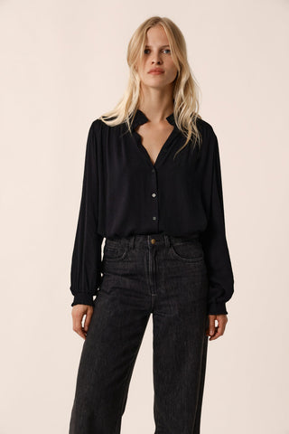 DES PETITS HAUTS - Rafezon Blouse - Noir