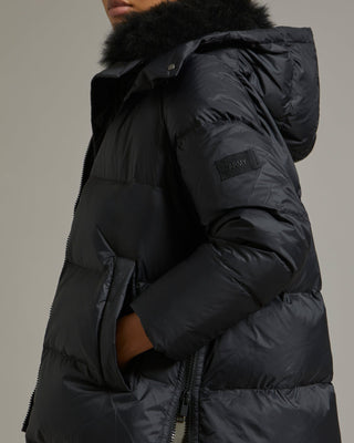 YVES SALOMON - A Line Down Jacket - Noir