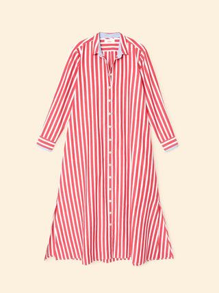 XIRENA - Boden Dress - Scarlet Stripe