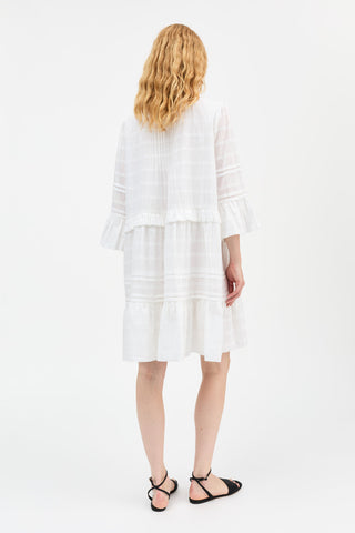 SKALL - Fiore Dress - Optic White