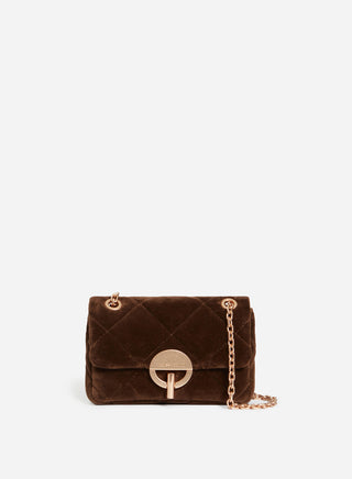 VANESSA BRUNO - Nano Moon Handbag - Brown