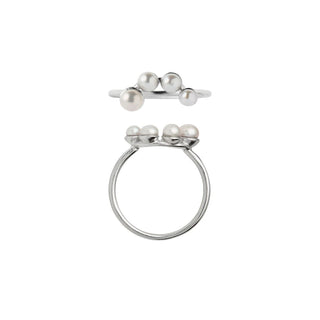 STINE A - Pearl Berrie Ring - Silver