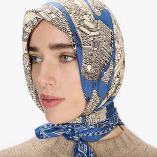 INOUI - Square Louvre 100 - Bleu