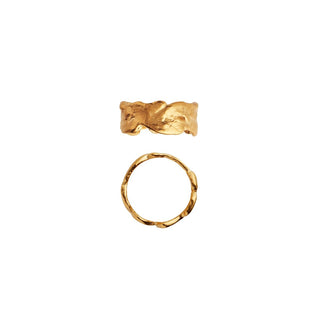 STINE A - Gold Splash Lava Ring