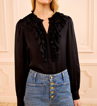 ULLA JOHNSON - Rouen Blouse - Noir