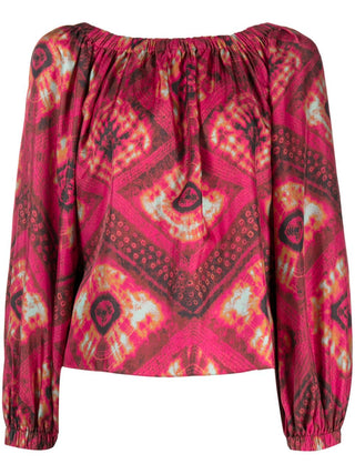 ULLA JOHNSON - Nadya Blouse - Wild Rose