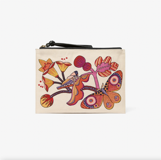 INOUI - Embroidered Pouch Botanique - Powder