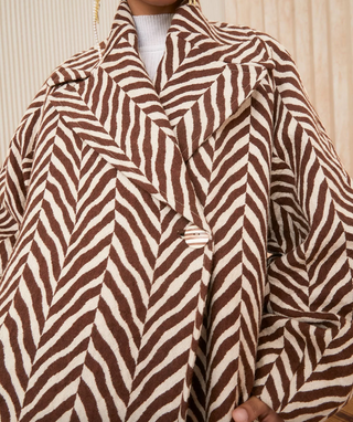 ULLA JOHNSON - Avelina Coat - Zebrawood