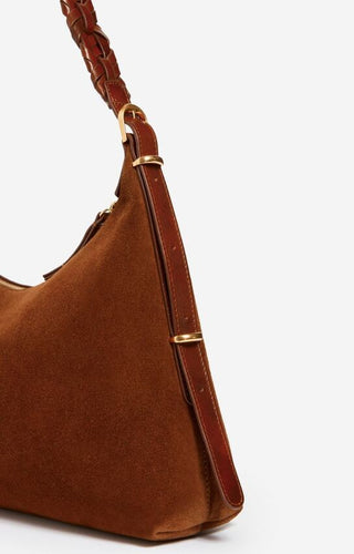 VANESSA BRUNO - Jess PM Zip Bag - Cognac