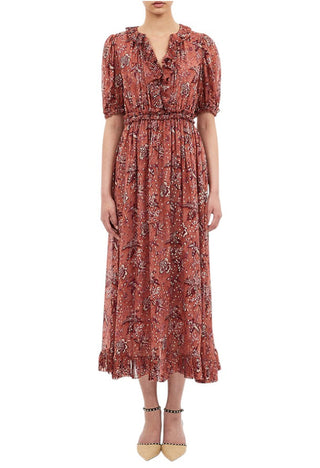 ULLA JOHNSON - Rosamunde Dress - Oleander