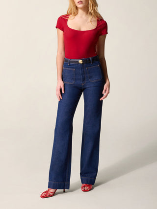 Rouje - Siam T-shirt - Deep Rouge