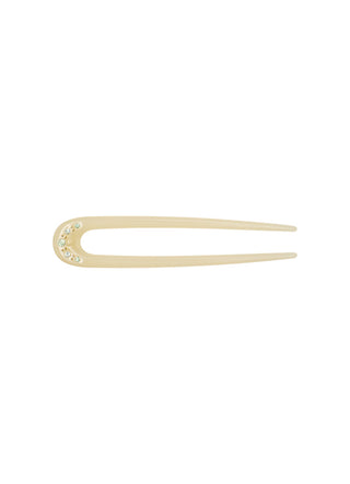 Pico Copenhagen - Sunny Crystal Hair Pin - Parchment