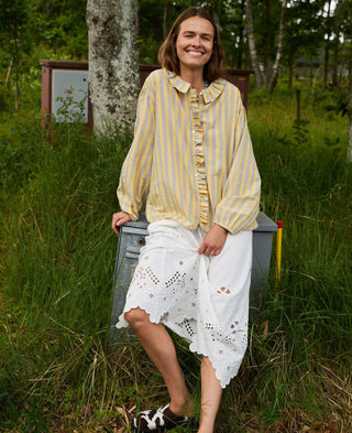 SISSEL EDELBO - Mirelle Shirt - Yellow Stripes