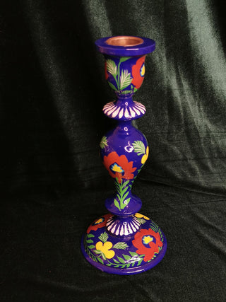 CURIOSITY LAB - Candlestick Suzani Navy Grand