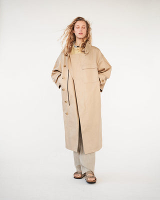 AF Agger - Water Resistant Coat - Cool Beige