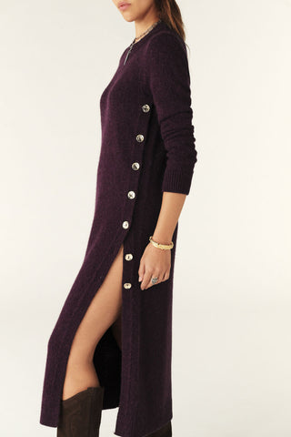 BA&SH - Doree Dress - Aubergine