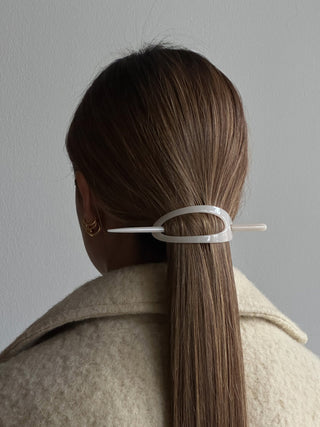 Pico Copenhagen - Marie Pin Stick Barette- Oyster White