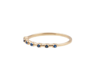 All The Luck in the World - Cherie Goldplated Ring Dots - Blue