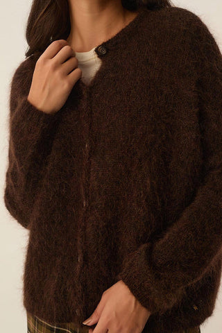 DES PETITS HAUTS - Bea Cardigan - Coffee