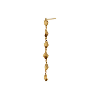 STINE A - Six Dangling Ile De Lamour Long Earring - Gold Single