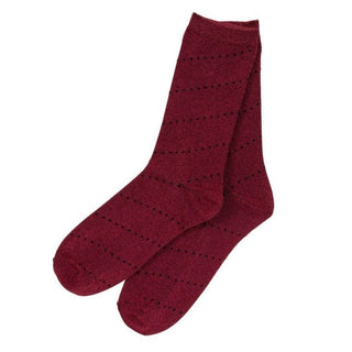 Pico Copenhagen - Dot Stripe Socks - Red