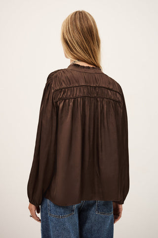 BA&SH - Cessia Shirt - Chocolat