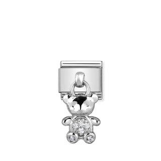 Nomination - Link CHARMS 925 sterling silver PENDANT TEDDY BEAR