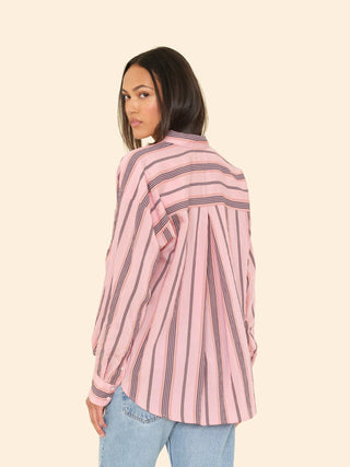 XIRENA - Jordy Shirt - Blush Stripe