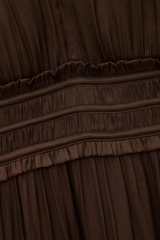 BA&SH - Cleli Dress - Chocolat