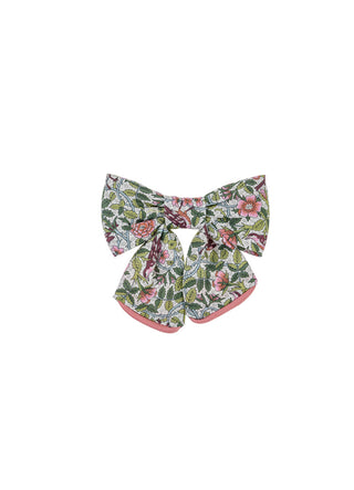 BON DEP - Small Luxury Bow Liberty Strawberry Tree Green