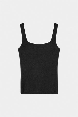 THE CURATED - The Silk Tank - Black