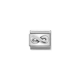 Nomination - Link OXIDIZED SYMBOLS 925 sterling silver INFINITY