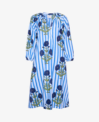 SISSEL EDELBO - Lara Organic Cotton Dress - True Blue