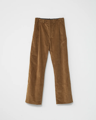 AF Agger - Corduroy Box Trousers - Cognac