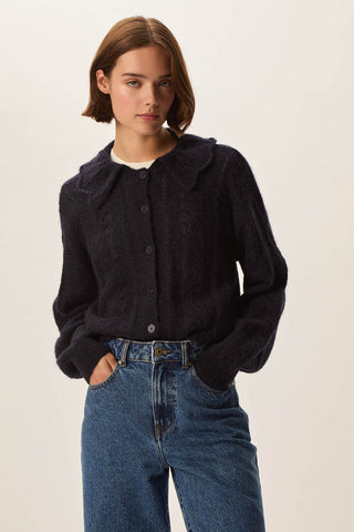 DES PETITS HAUTS - Capucine Cardigan - Marine