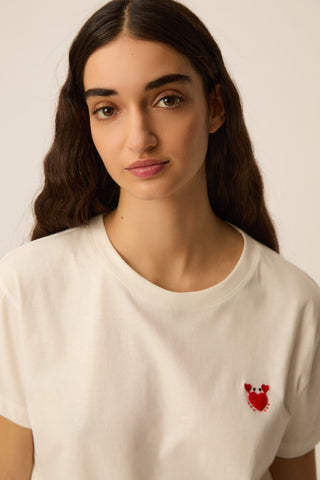 DES PETITS HAUTS - Ilie Tee-Shirt - Ecru