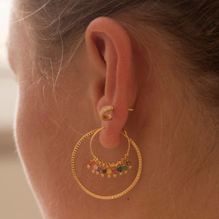 STINE A - Etoile Creol Earring Gold