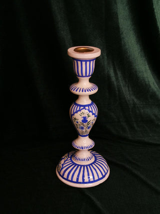 CURIOSITY LAB - Candlestick Stripes Bleu Grand