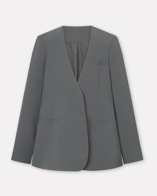 MKDT STUDIO - Jute Blazer - Antracit