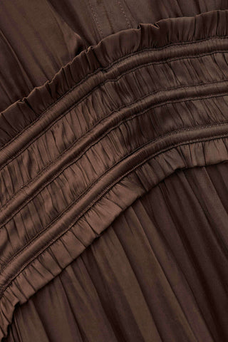 BA&SH - Cyriala Dress - Chocolat
