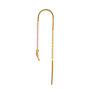 STINE A - Petit Bow Double Chain Earring