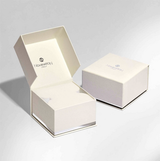 Nomination - PARIS watch with steel strap and OVAL HANDS with CZ WHITE MOTHER-OF-PEARL