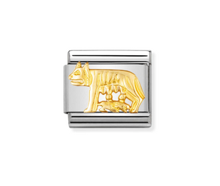 Nomination - Link RELIEF 18k gold SHE WOLF