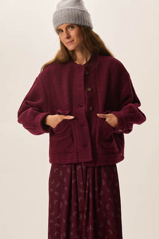 DES PETITS HAUTS - Isadora Jacket - Griotte