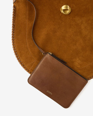 ISABEL MARANT ÈTOILE - Oskan Soft Folk Bag - Cognac