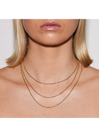 Emilia by Bon Dep - Emilia Gold Necklace 50cm