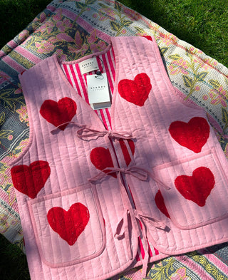 SISSEL EDELBO - Honey Vest - Red Heart