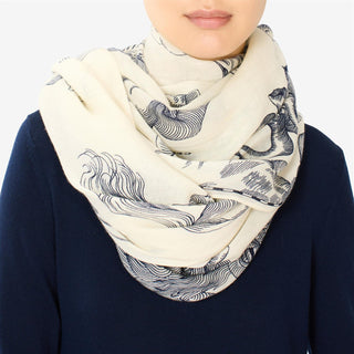 INOUI - Scarf 100 Astrologie - White