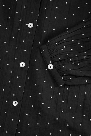 SKALL - Hannah Shirt - Black/White Dot