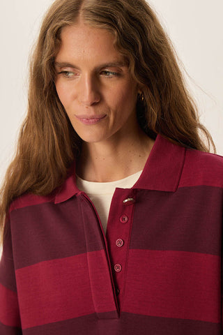 DES PETITS HAUTS - Juliana Sweatshirt - Ruby/Griotte